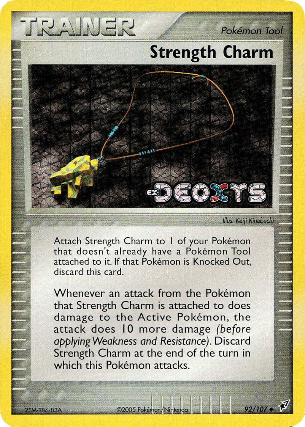 Strength Charm (92/107) (Stamped) [EX: Deoxys] | North Game Den