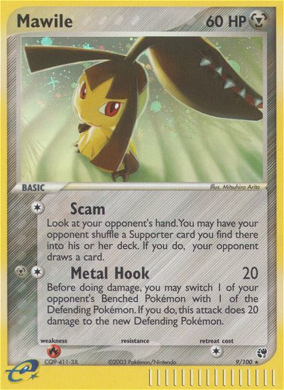 Mawile (9/100) [EX: Sandstorm] | North Game Den