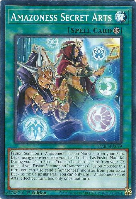 Amazoness Secret Arts [DABL-EN099] Common | North Game Den