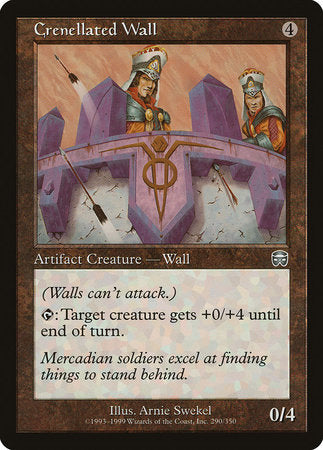 Crenellated Wall [Mercadian Masques] | North Game Den
