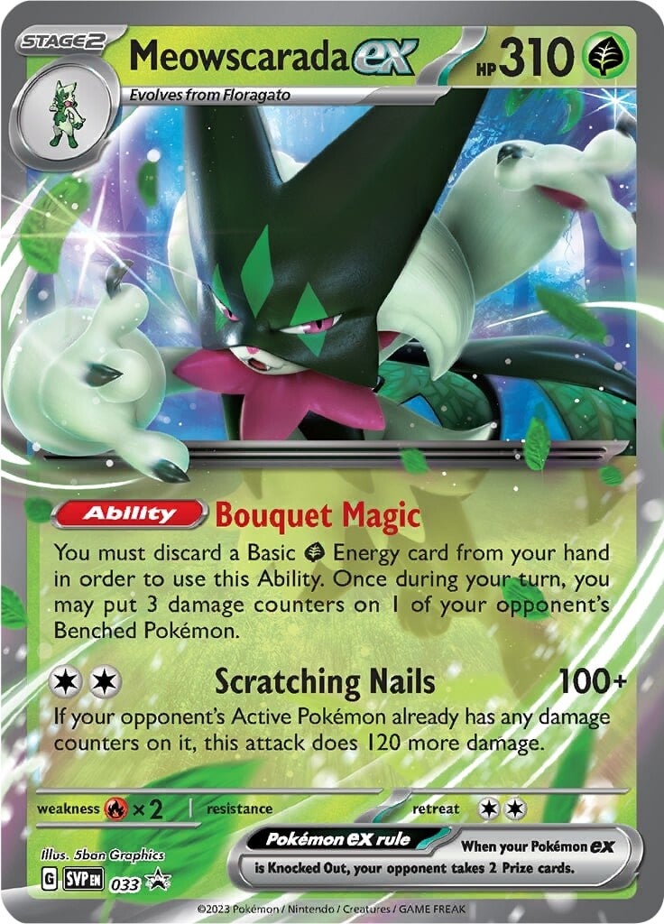 Meowscarada ex (033) [Scarlet & Violet: Black Star Promos] | North Game Den