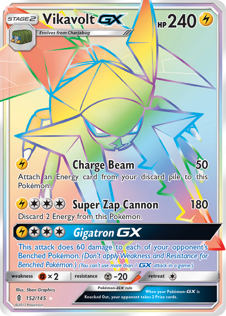 Vikavolt GX (152/145) [Sun & Moon: Guardians Rising] | North Game Den