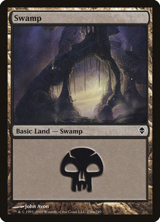Swamp (238a) [Zendikar] | North Game Den