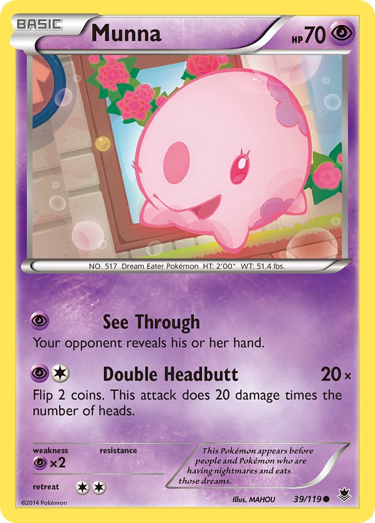 Munna (39/119) [XY: Phantom Forces] | North Game Den