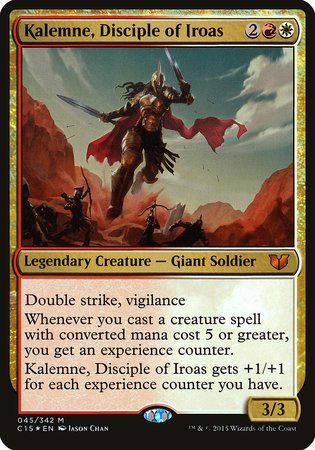 Kalemne, Disciple of Iroas (Oversized) [Commander 2015 Oversized] | North Game Den