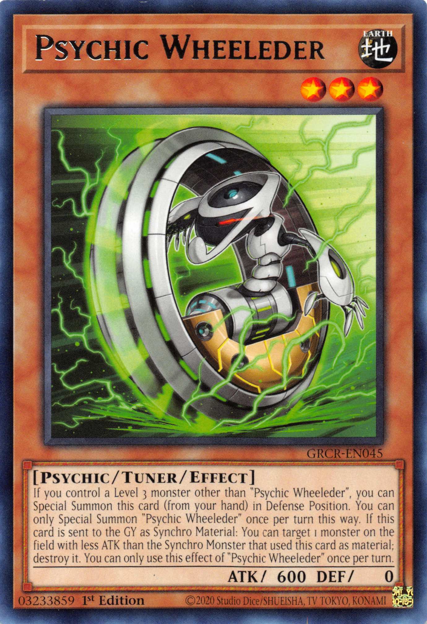 Psychic Wheeleder [GRCR-EN045] Rare | North Game Den