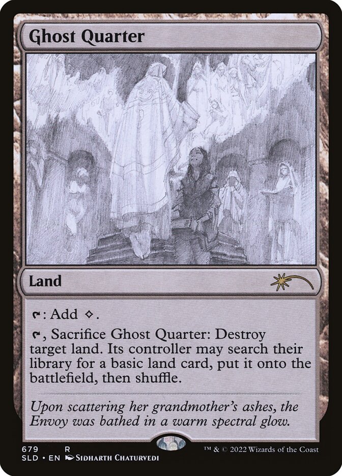 Ghost Quarter (Sketch) [Secret Lair Drop Promos] | North Game Den