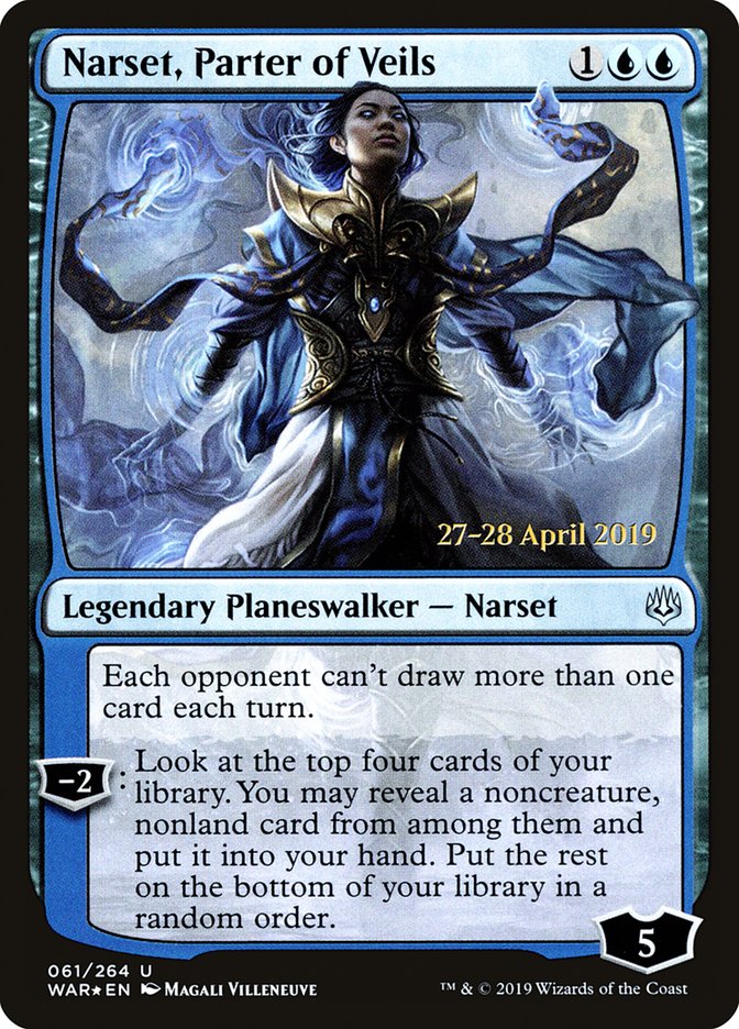 Narset, Parter of Veils  [War of the Spark Prerelease Promos] | North Game Den