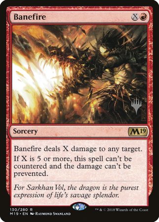 Banefire [Core Set 2019 Promos] | North Game Den