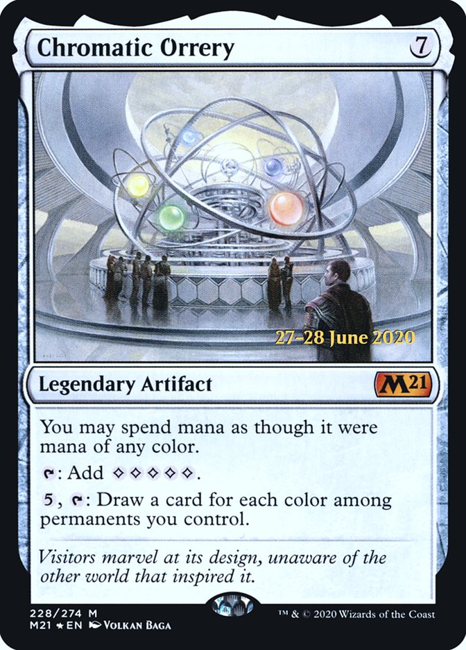 Chromatic Orrery  [Core Set 2021 Prerelease Promos] | North Game Den