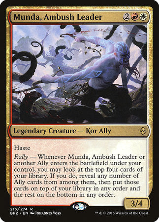 Munda, Ambush Leader [Battle for Zendikar] | North Game Den