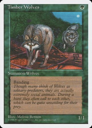 Timber Wolves [Fourth Edition] | North Game Den