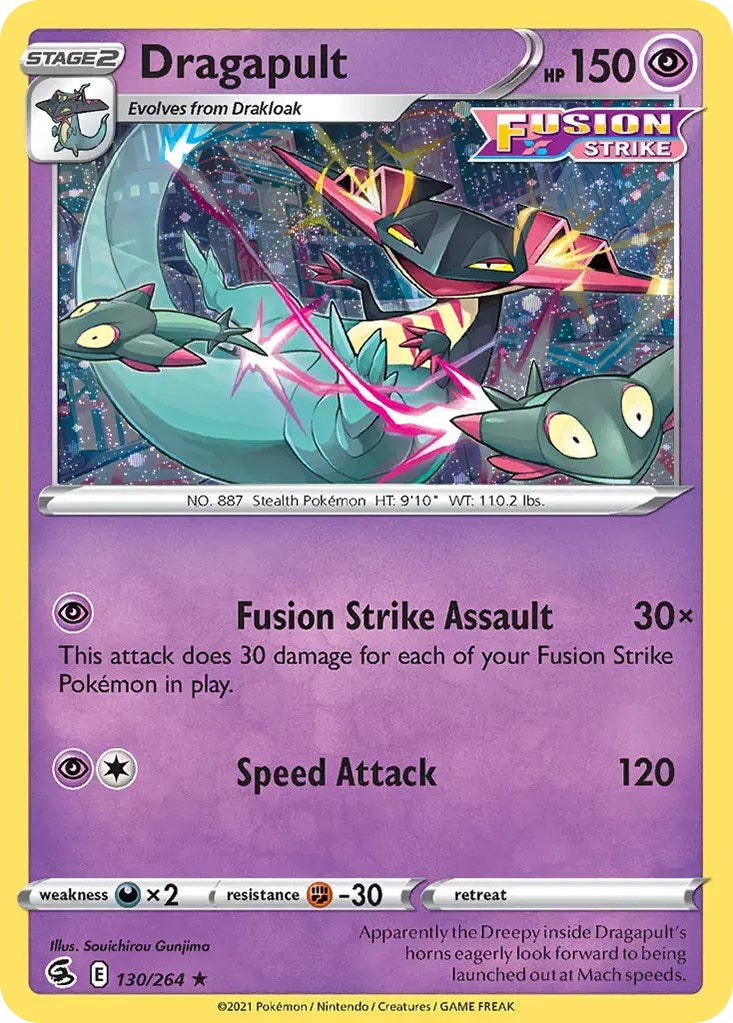 Dragapult (130/264) (Cosmos Holo) [Sword & Shield: Fusion Strike] | North Game Den