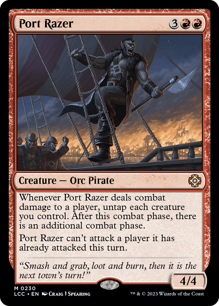 Port Razer [The Lost Caverns of Ixalan Commander] | North Game Den