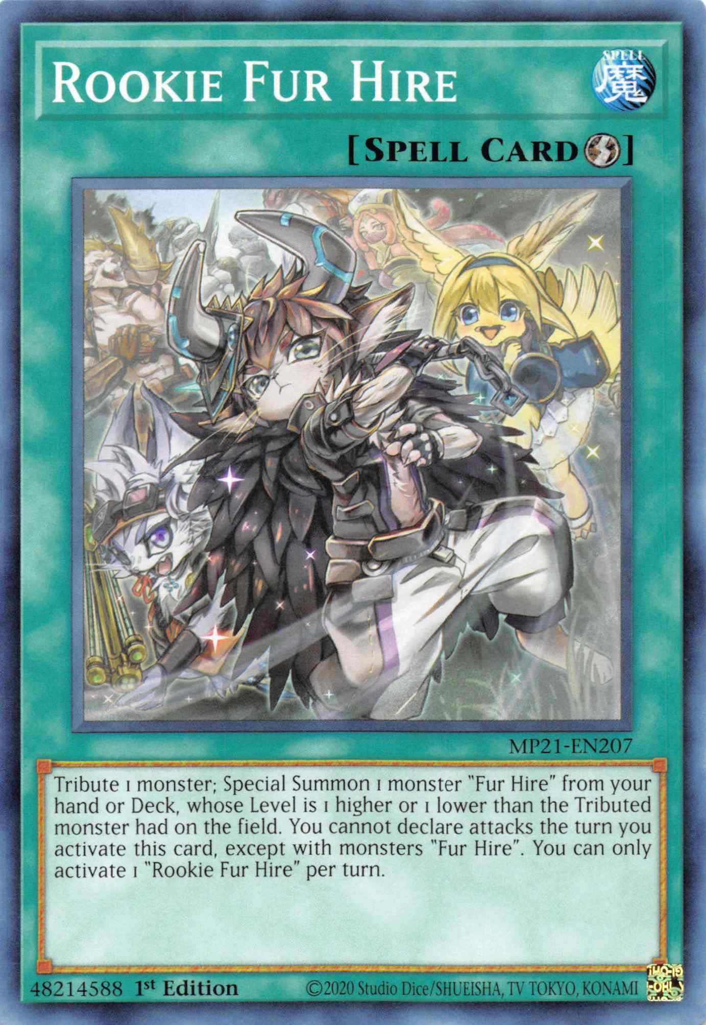 Rookie Fur Hire [MP21-EN207] Common | North Game Den