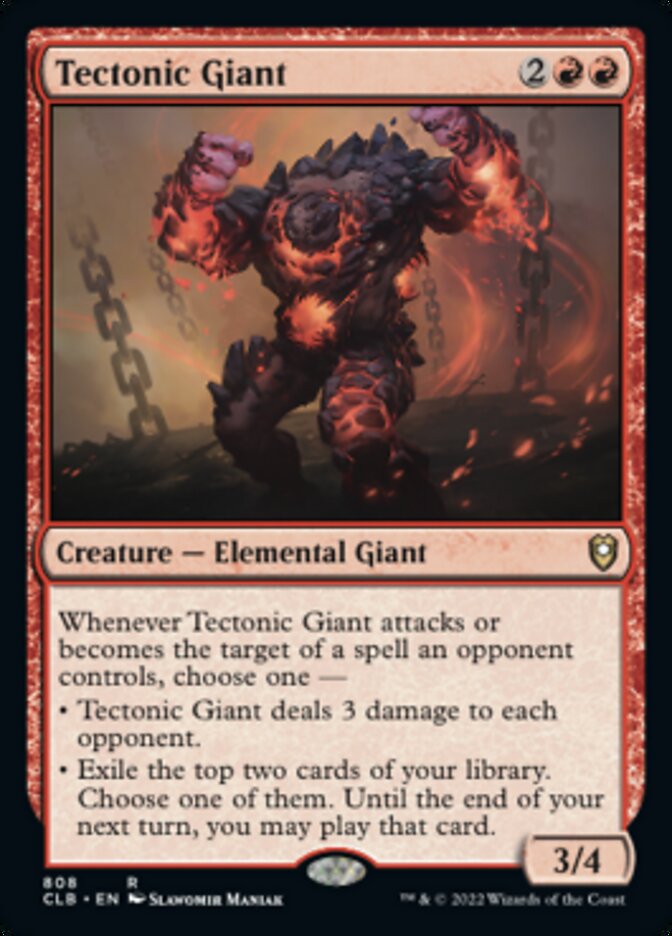 Tectonic Giant [Commander Legends: Battle for Baldur's Gate] | North Game Den