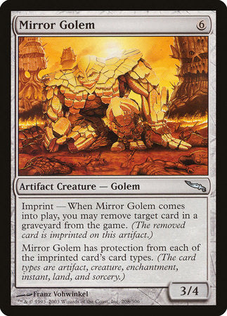 Mirror Golem [Mirrodin] | North Game Den
