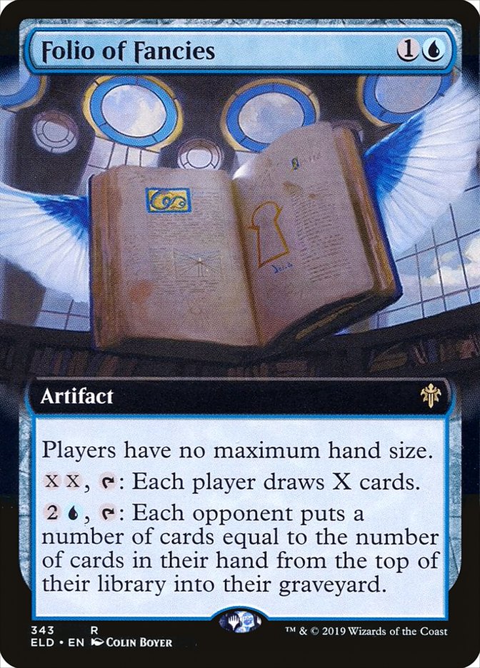 Folio of Fancies (Extended Art) [Throne of Eldraine] | North Game Den