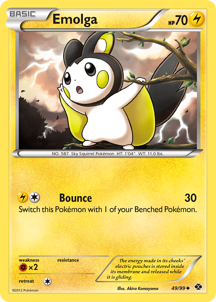 Emolga (49/99) [Black & White: Next Destinies] | North Game Den