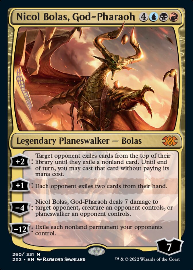 Nicol Bolas, God-Pharaoh [Double Masters 2022] | North Game Den