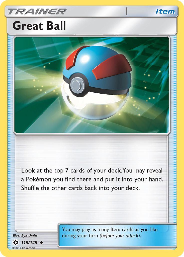 Great Ball (119/149) [Sun & Moon: Base Set] | North Game Den