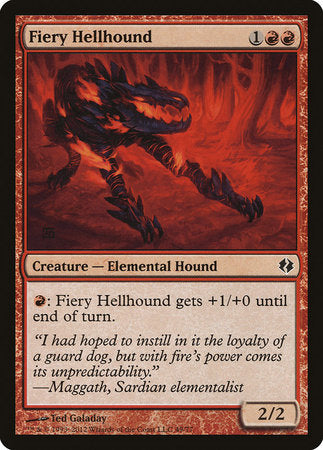 Fiery Hellhound [Duel Decks: Venser vs. Koth] | North Game Den