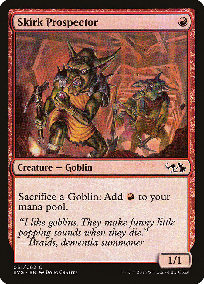 Skirk Prospector (Elves vs. Goblins) [Duel Decks Anthology] | North Game Den