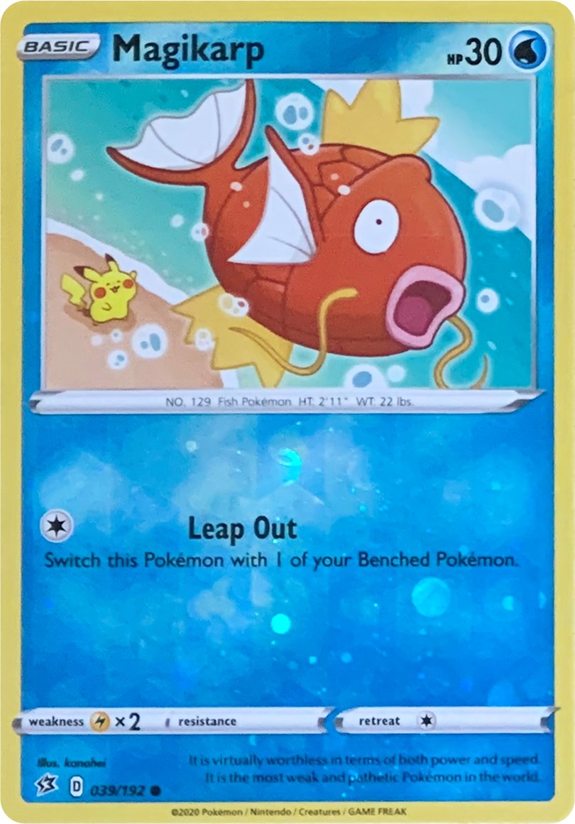 Magikarp (039/192) (Reverse Cosmos Holo) [Sword & Shield: Rebel Clash] | North Game Den