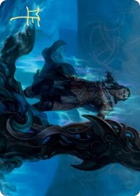 Cosima, God of the Voyage Art Card (Gold-Stamped Signature) [Kaldheim: Art Series] | North Game Den