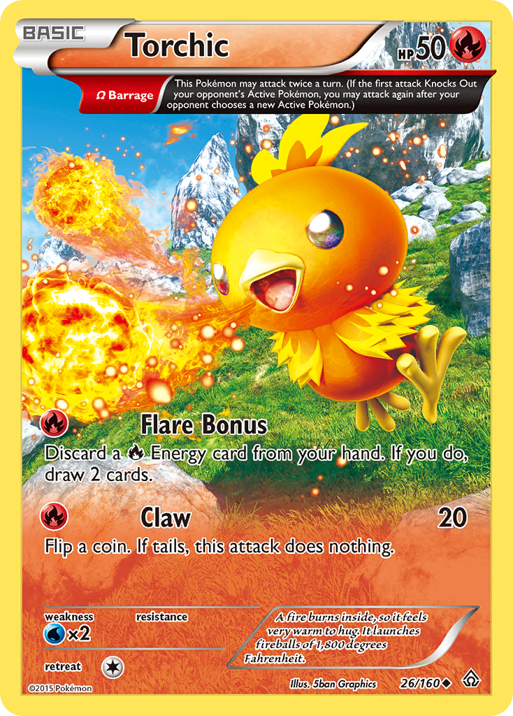 Torchic (26/160) [XY: Primal Clash] | North Game Den