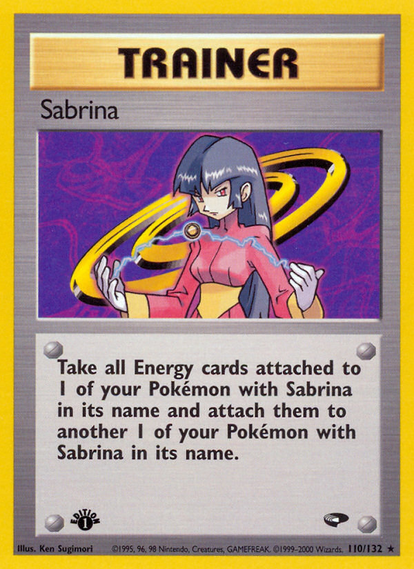 Sabrina (110/132) [Gym Challenge 1st Edition] | North Game Den