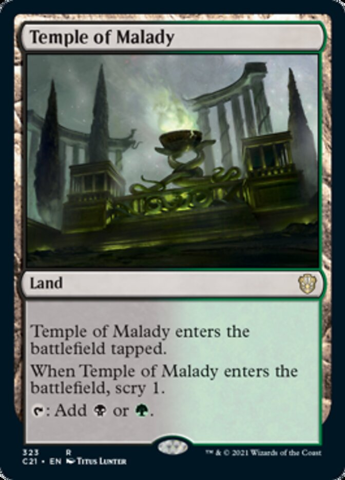 Temple of Malady [Commander 2021] | North Game Den
