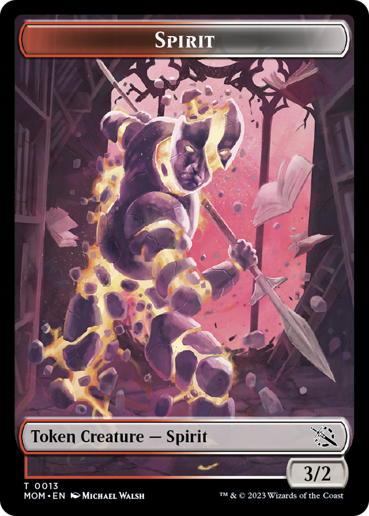 Spirit Token (13) [March of the Machine Tokens] | North Game Den