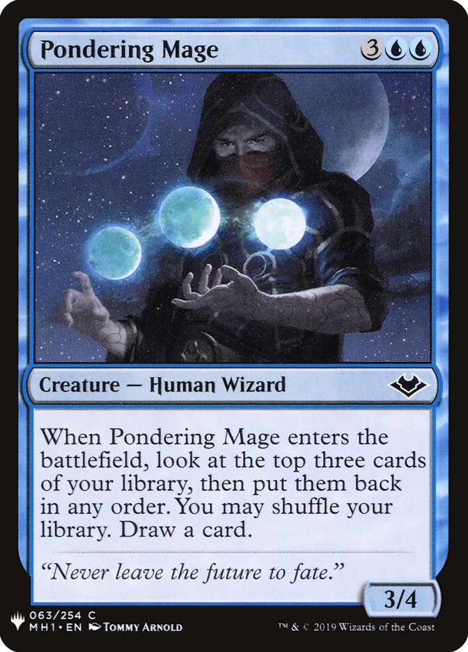 Pondering Mage [Mystery Booster] | North Game Den