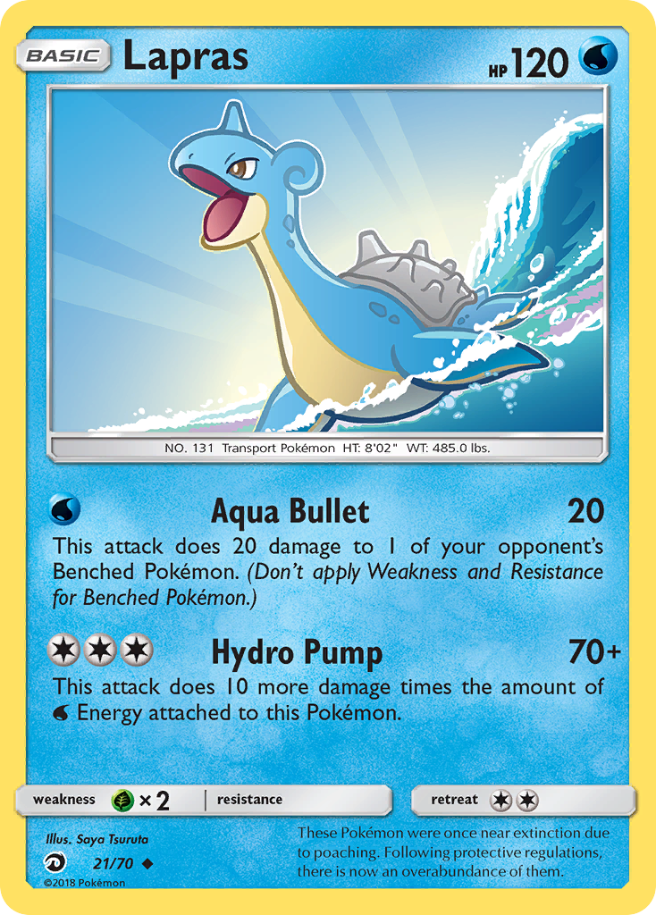 Lapras (21/70) [Sun & Moon: Dragon Majesty] | North Game Den