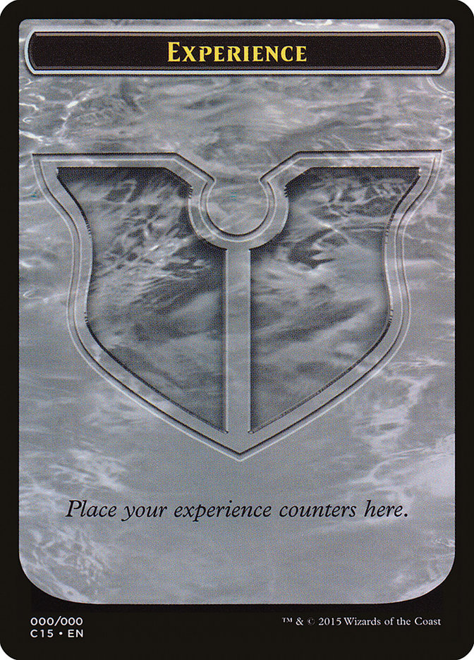 Experience // Experience Double-Sided Token [Commander 2015 Tokens] | North Game Den