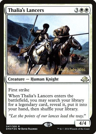 Thalia's Lancers [Eldritch Moon Promos] | North Game Den