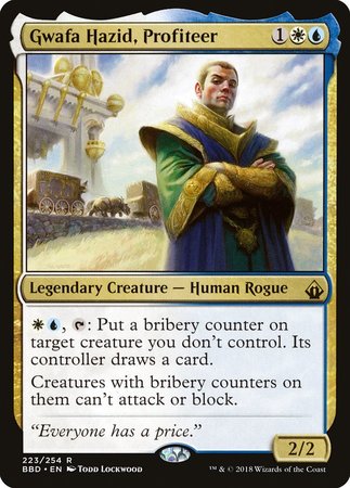 Gwafa Hazid, Profiteer [Battlebond] | North Game Den