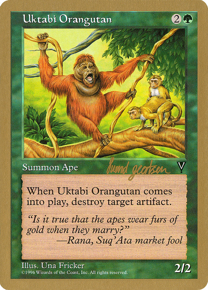 Uktabi Orangutan (Svend Geertsen) [World Championship Decks 1997] | North Game Den