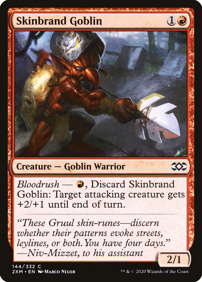 Skinbrand Goblin [Double Masters] | North Game Den