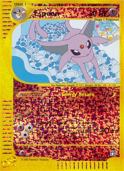 Espeon (6/12) [Box Topper] | North Game Den