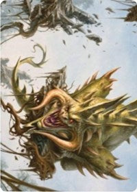 Canopy Baloth Art Card [Zendikar Rising Art Series] | North Game Den