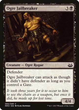 Ogre Jailbreaker [Modern Masters 2017] | North Game Den