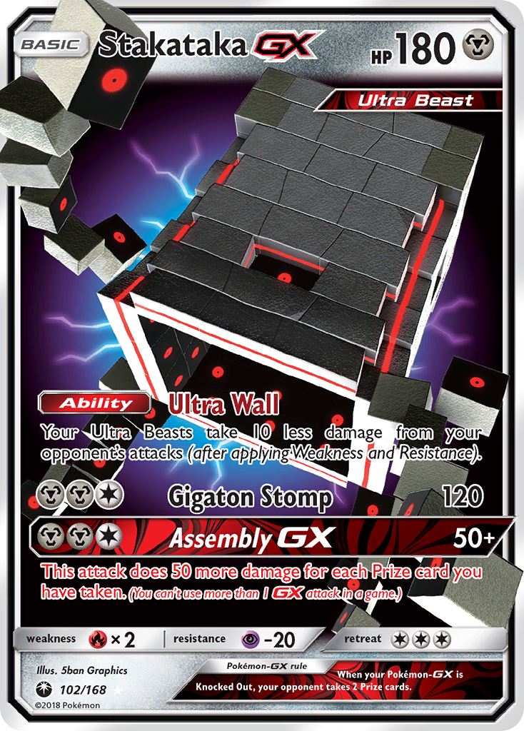 Stakataka GX (102/168) [Sun & Moon: Celestial Storm] | North Game Den