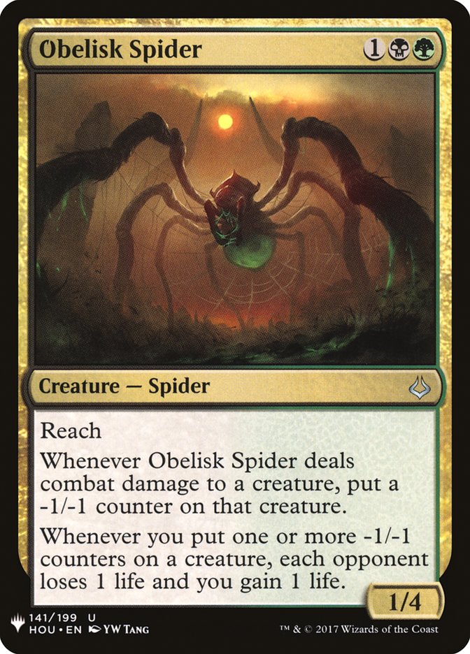 Obelisk Spider [Mystery Booster] | North Game Den