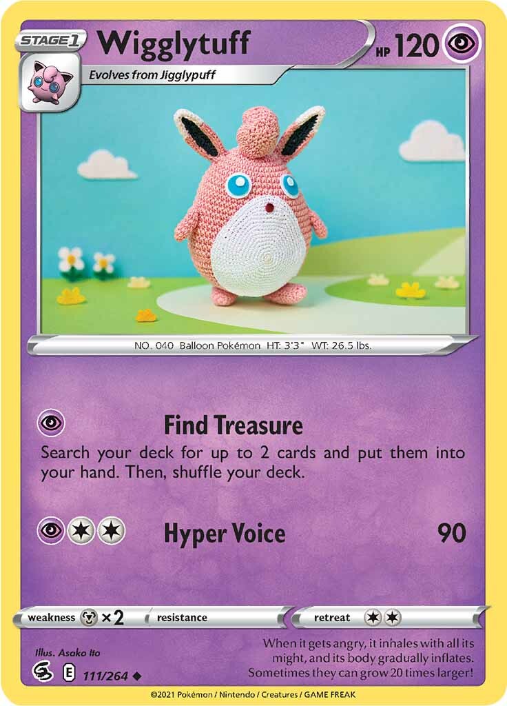 Wigglytuff (111/264) [Sword & Shield: Fusion Strike] | North Game Den