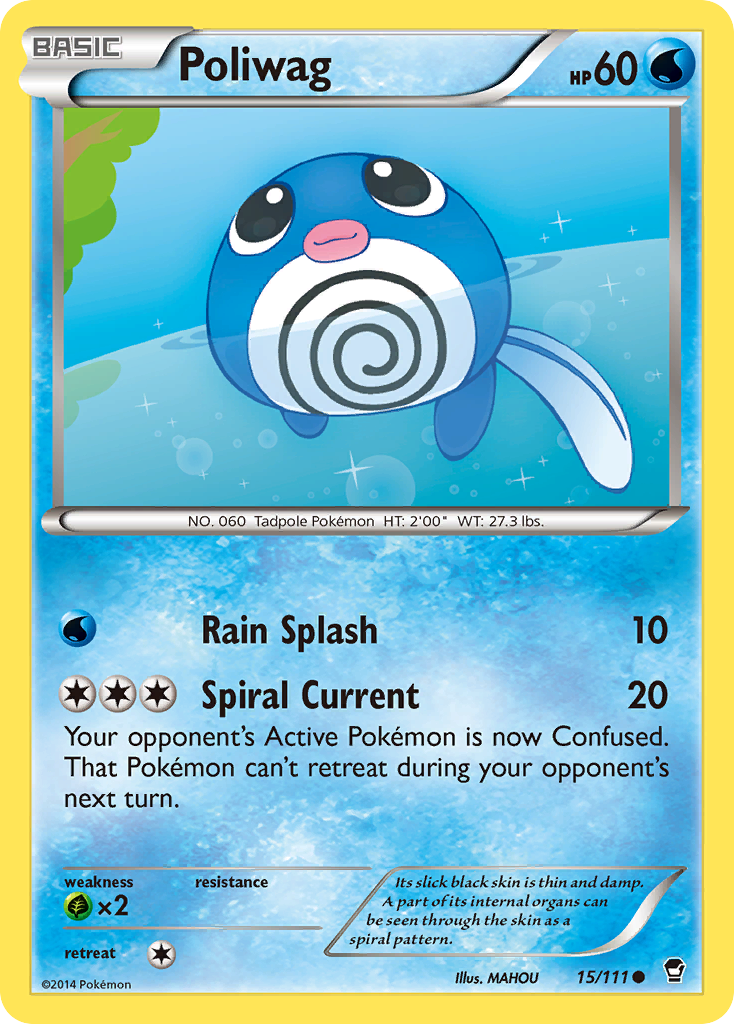 Poliwag (15/111) [XY: Furious Fists] | North Game Den