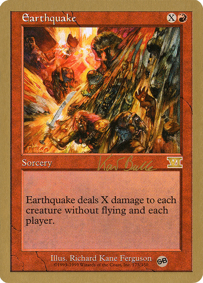 Earthquake (Kai Budde) (SB) [World Championship Decks 1999] | North Game Den