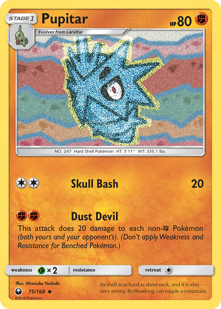 Pupitar (75/168) [Sun & Moon: Celestial Storm] | North Game Den