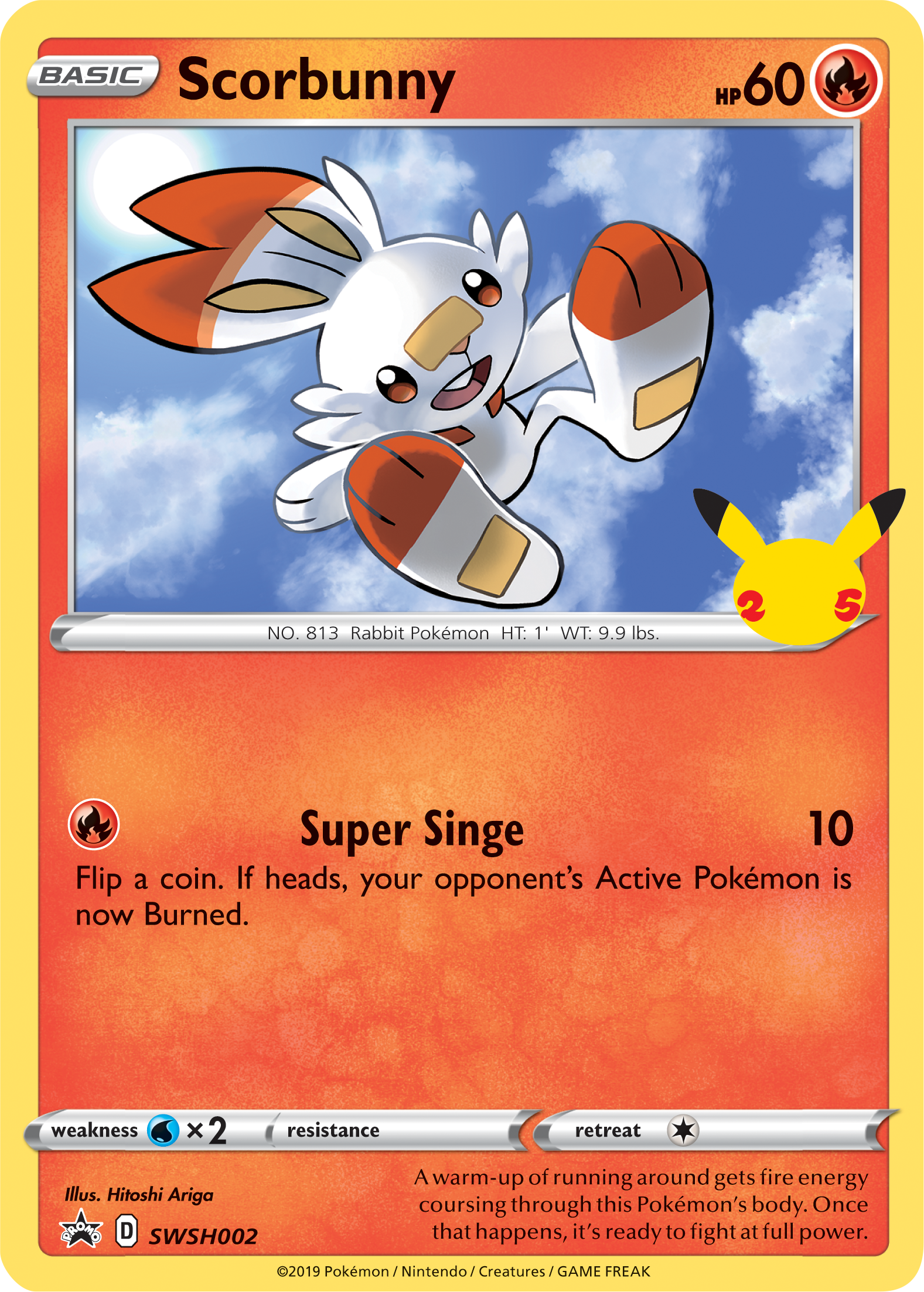 Scorbunny (SWSH002) [First Partner Pack] | North Game Den